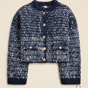 Like new J Crew Relaxed Jacket in Tweed